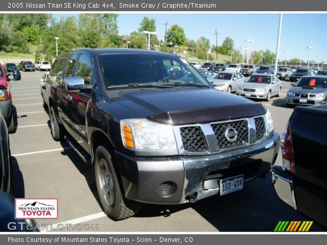 2005 Nissan Titan SE King Cab 4x4 in Smoke Gray
