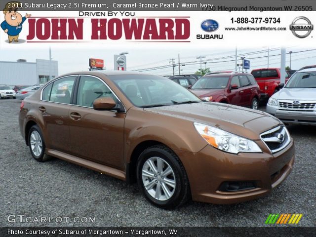 2011 Subaru Legacy 2.5i Premium in Caramel Bronze Pearl