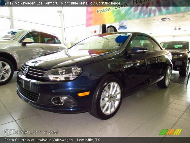 2012 Volkswagen Eos Komfort in Night Blue Metallic