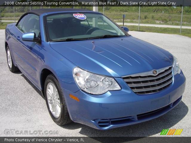 2008 Chrysler Sebring Touring Convertible in Marathon Blue Pearl