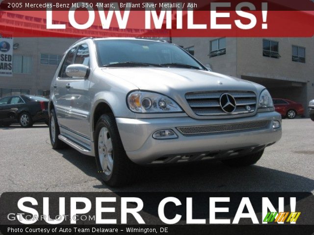 2005 Mercedes-Benz ML 350 4Matic in Brilliant Silver Metallic