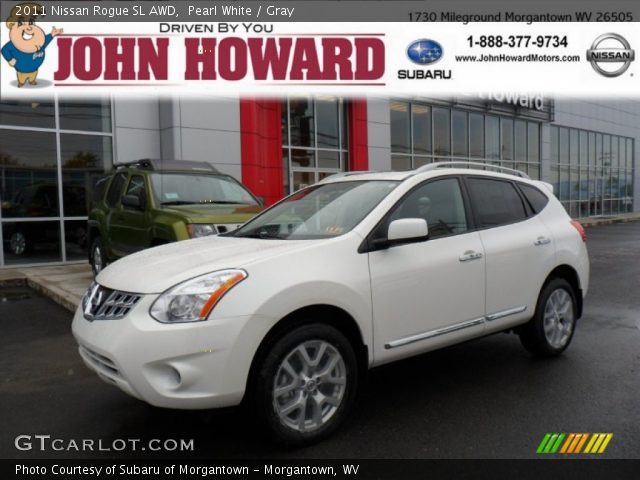 2011 Nissan Rogue SL AWD in Pearl White