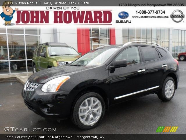 2011 Nissan Rogue SL AWD in Wicked Black