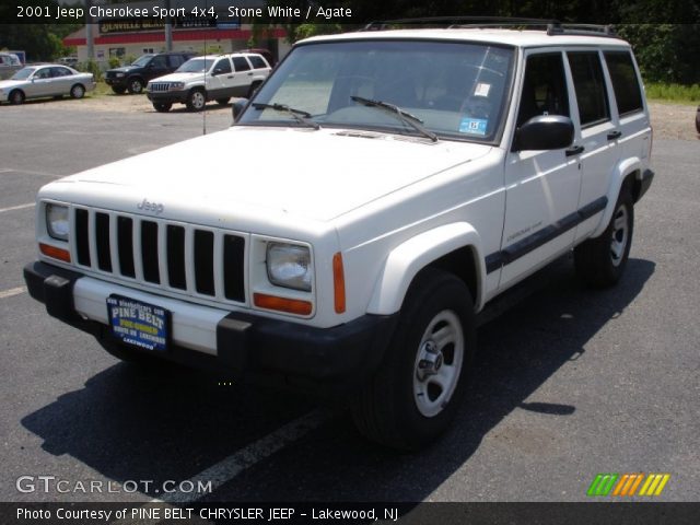 2001 Jeep Cherokee Sport 4x4 in Stone White