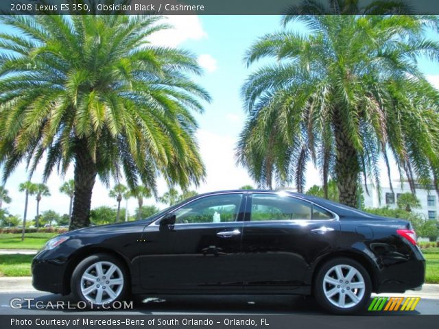 2008 Lexus ES 350 in Obsidian Black