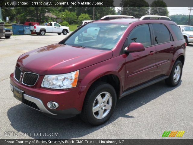 2008 Pontiac Torrent AWD in Sonoma Red Metallic