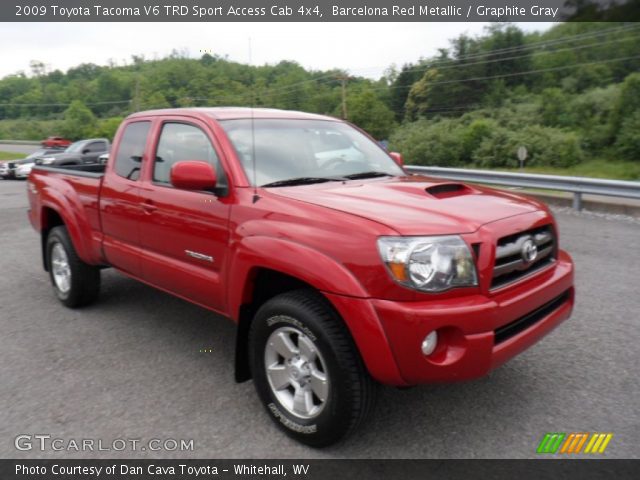 2009 Toyota Tacoma V6 TRD Sport Access Cab 4x4 in Barcelona Red Metallic