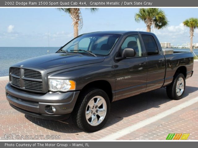 2002 Dodge Ram 1500 Sport Quad Cab 4x4 in Graphite Metallic