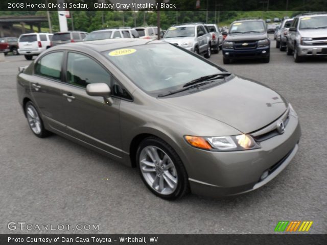 2008 Honda Civic Si Sedan in Galaxy Gray Metallic