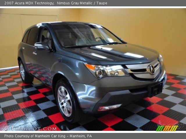 2007 Acura MDX Technology in Nimbus Gray Metallic