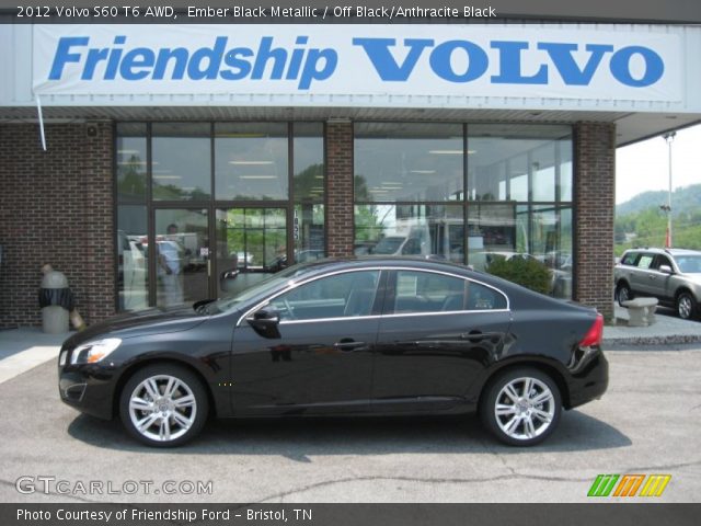 2012 Volvo S60 T6 AWD in Ember Black Metallic