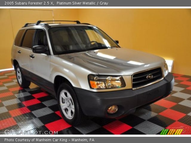 2005 Subaru Forester 2.5 X in Platinum Silver Metallic
