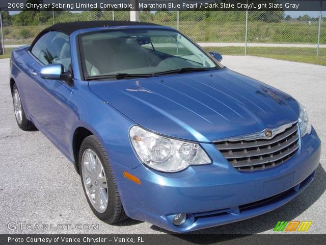 2008 Chrysler Sebring Limited Convertible in Marathon Blue Pearl