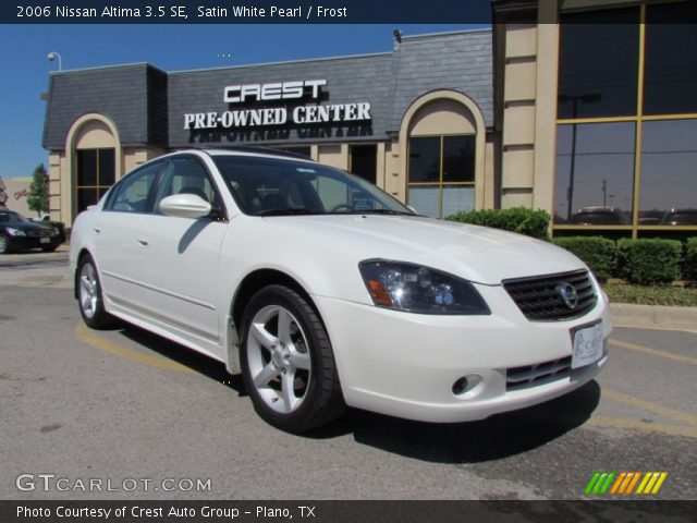 2006 Nissan Altima 3.5 SE in Satin White Pearl