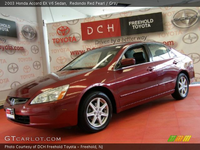 2003 Honda Accord EX V6 Sedan in Redondo Red Pearl