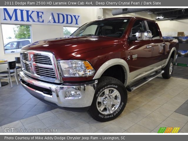 2011 Dodge Ram 2500 HD Laramie Crew Cab 4x4 in Deep Cherry Crystal Pearl