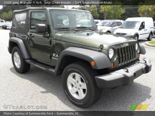 2008 Jeep Wrangler X 4x4 in Jeep Green Metallic