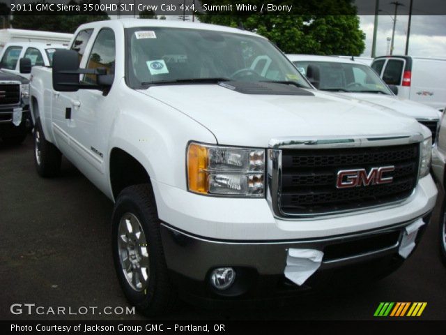 2011 GMC Sierra 3500HD SLT Crew Cab 4x4 in Summit White