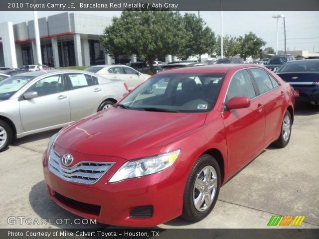 2010 Toyota Camry LE in Barcelona Red Metallic