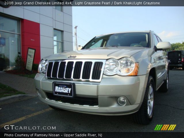 2008 Jeep Grand Cherokee Limited 4x4 in Light Graystone Pearl