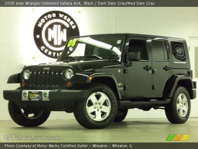 2008 Jeep Wrangler Unlimited Sahara 4x4 in Black