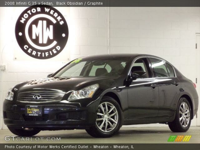 2008 Infiniti G 35 x Sedan in Black Obsidian