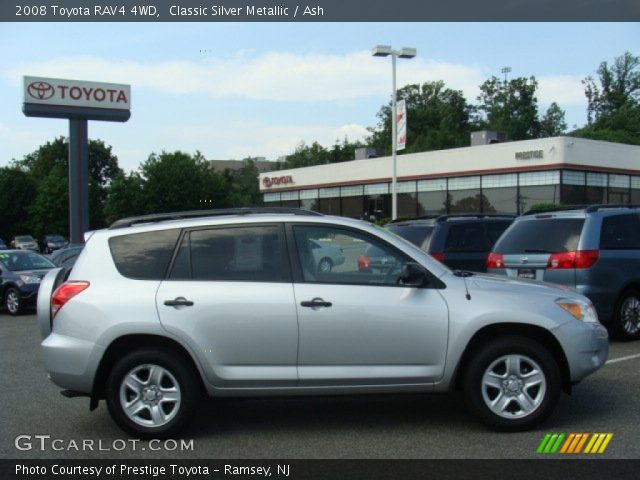 2008 Toyota RAV4 4WD in Classic Silver Metallic