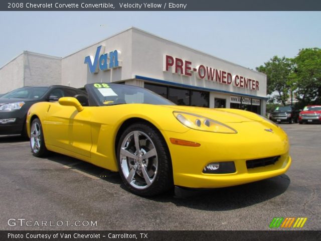 2008 Chevrolet Corvette Convertible in Velocity Yellow