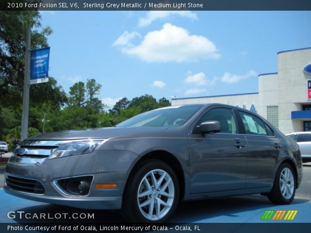 2010 Ford Fusion SEL V6 in Sterling Grey Metallic