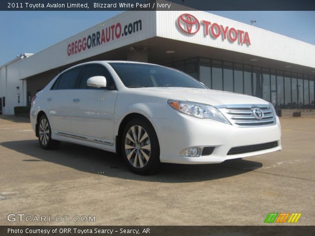 2011 Toyota Avalon Limited in Blizzard White Pearl