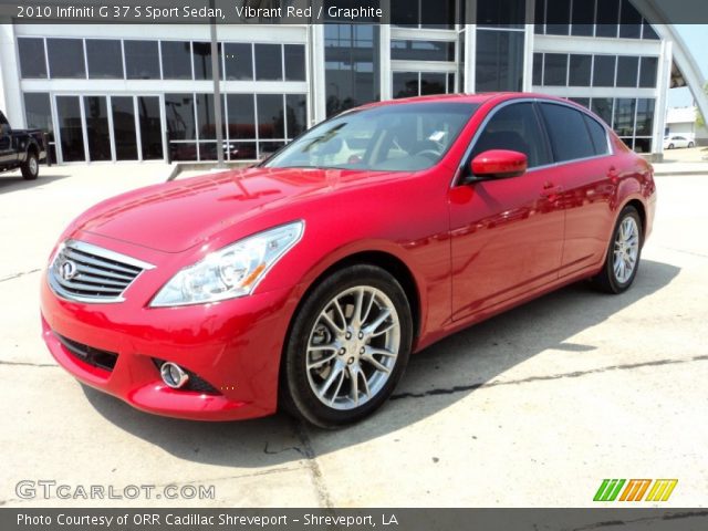 2010 Infiniti G 37 S Sport Sedan in Vibrant Red