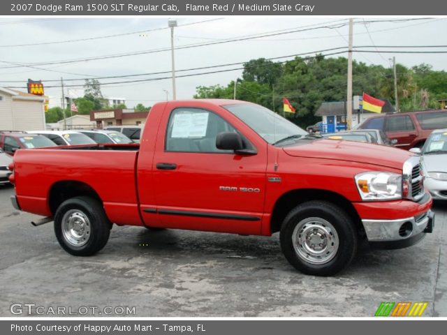 2007 Dodge Ram 1500 SLT Regular Cab in Flame Red