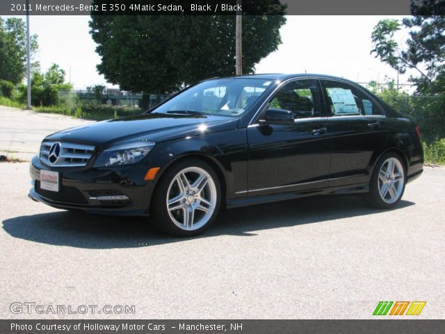 2011 Mercedes-Benz E 350 4Matic Sedan in Black