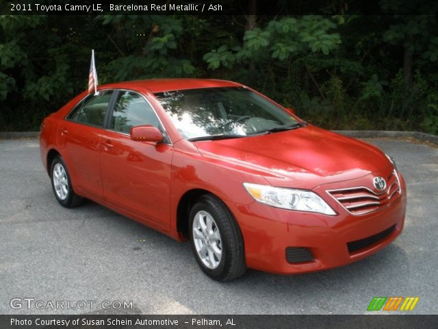 2011 Toyota Camry LE in Barcelona Red Metallic