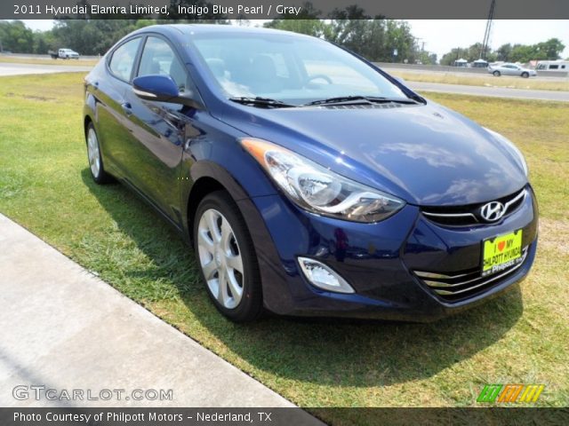 2011 Hyundai Elantra Limited in Indigo Blue Pearl