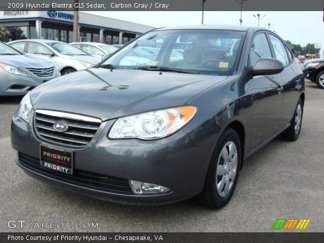 2009 Hyundai Elantra GLS Sedan in Carbon Gray