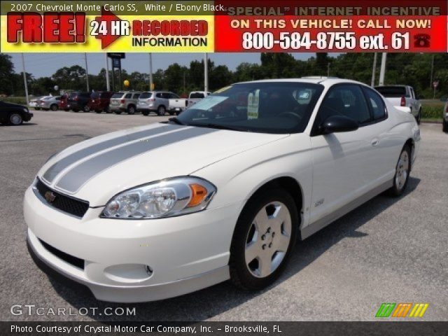 2007 Chevrolet Monte Carlo SS in White