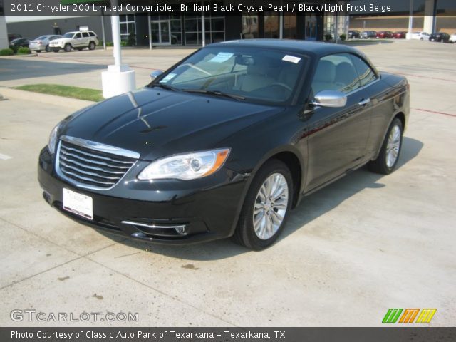 2011 Chrysler 200 Limited Convertible in Brilliant Black Crystal Pearl