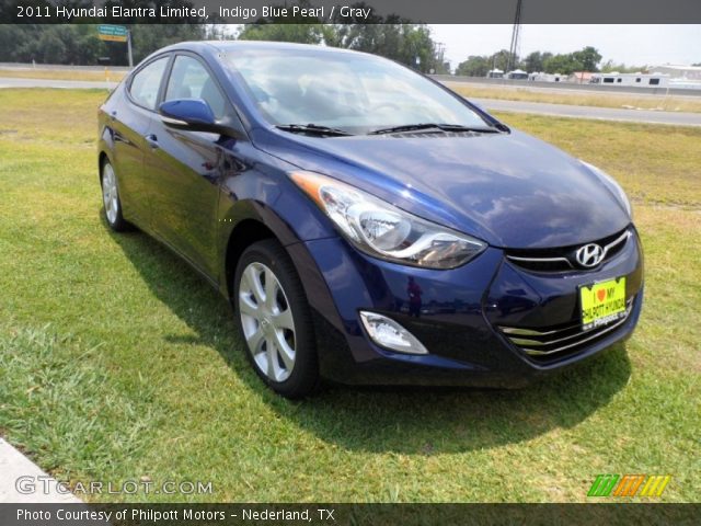 2011 Hyundai Elantra Limited in Indigo Blue Pearl