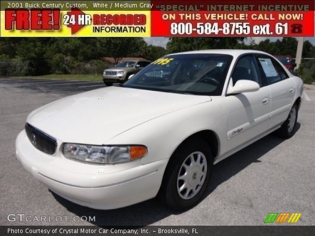 2001 Buick Century Custom in White