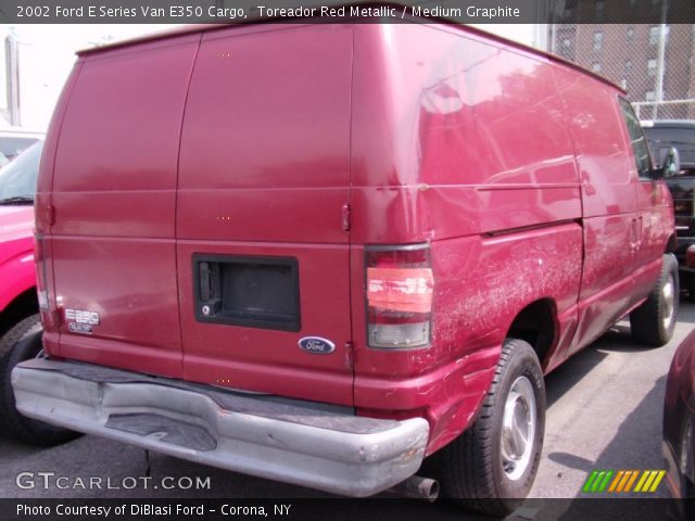 2002 Ford E Series Van E350 Cargo in Toreador Red Metallic