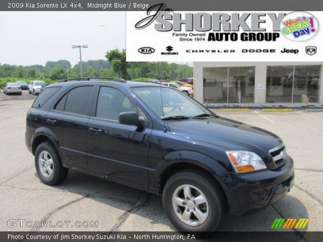 2009 Kia Sorento LX 4x4 in Midnight Blue