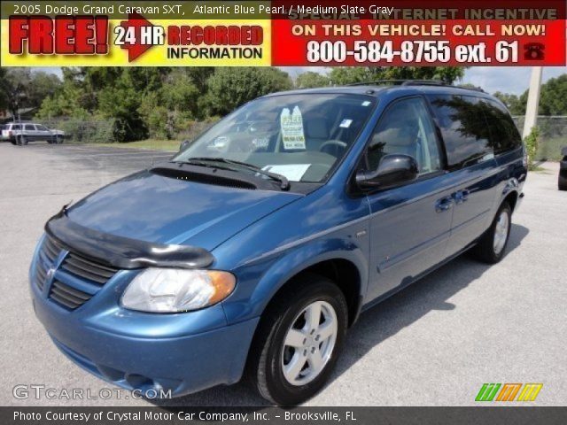 2005 Dodge Grand Caravan SXT in Atlantic Blue Pearl