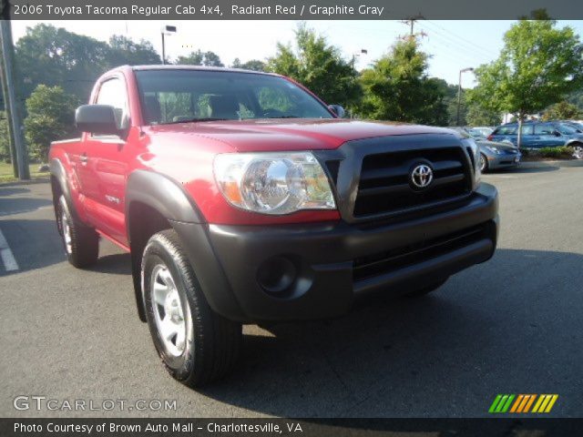 2006 Toyota Tacoma Regular Cab 4x4 in Radiant Red