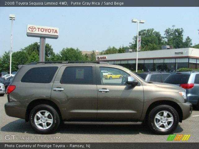 2008 Toyota Sequoia Limited 4WD in Pyrite Gray Mica