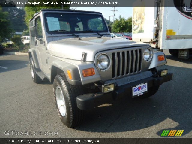 2002 Jeep Wrangler Sport 4x4 in Silverstone Metallic