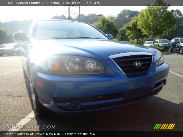 2005 Hyundai Elantra GLS Sedan in Tidal Wave Blue