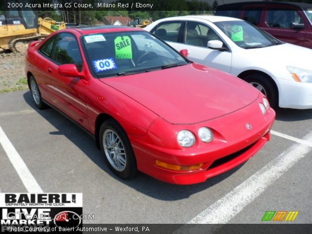2000 Acura Integra GS Coupe in Milano Red