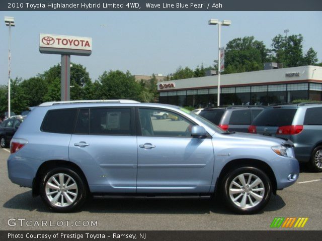 2010 Toyota Highlander Hybrid Limited 4WD in Wave Line Blue Pearl