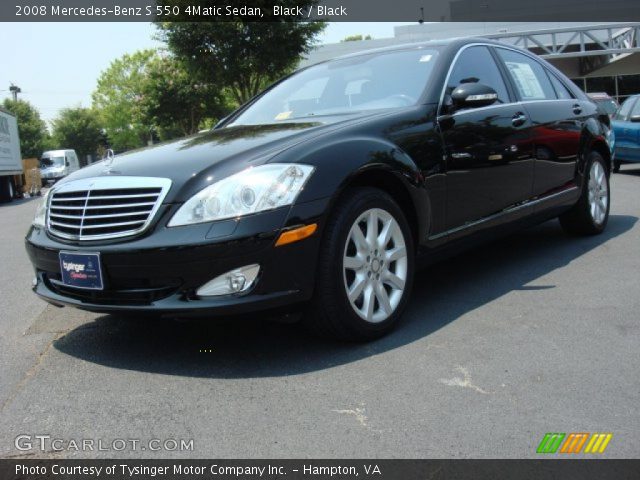 2008 Mercedes-Benz S 550 4Matic Sedan in Black